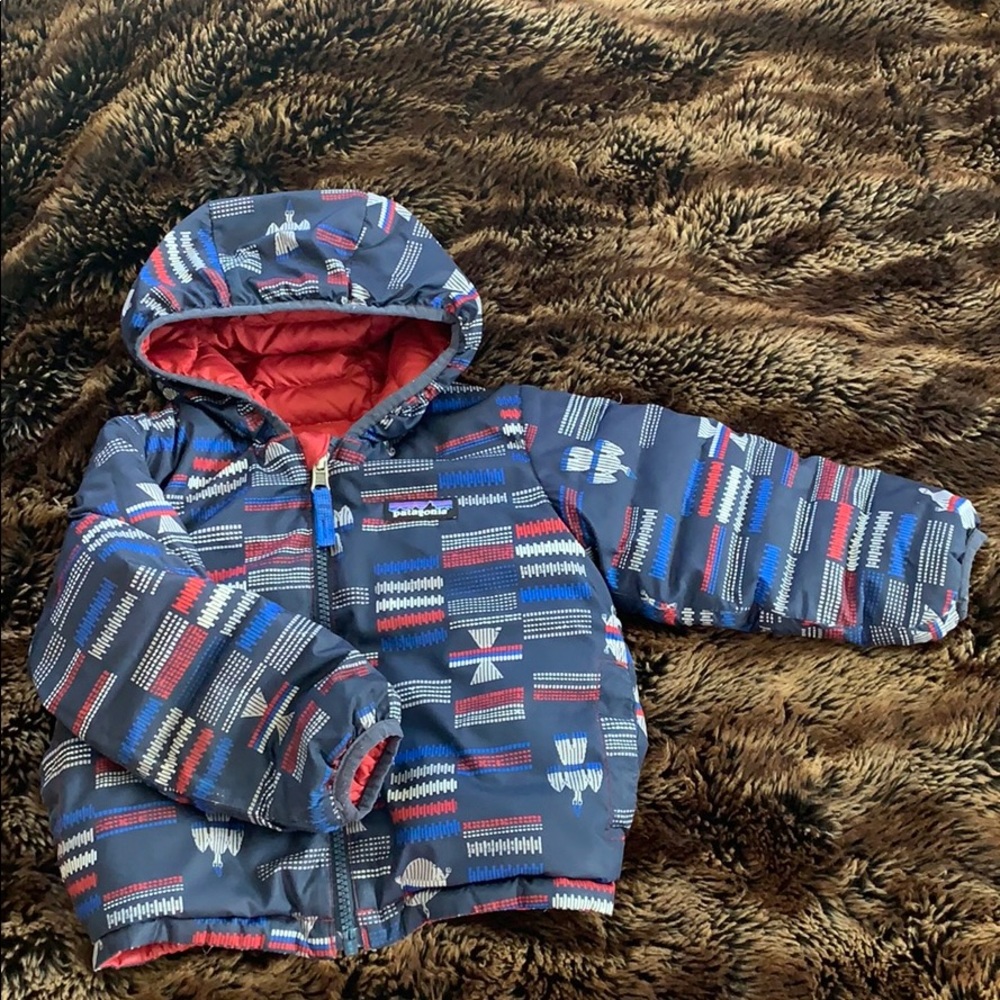 Patagonia baby reversible down sweater hoody